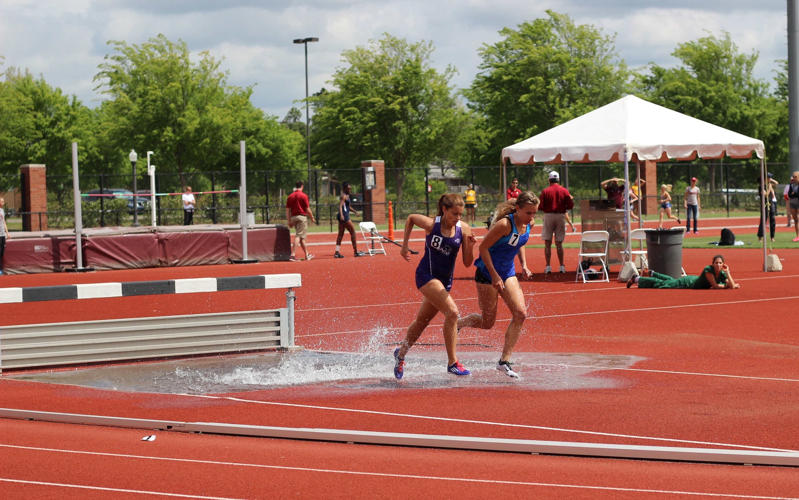 Marina Guerrero doing athletics